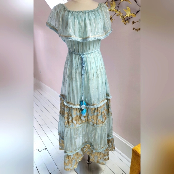 NWT Piti Cuti Cancun Dress I Blue - Picture 2 of 10